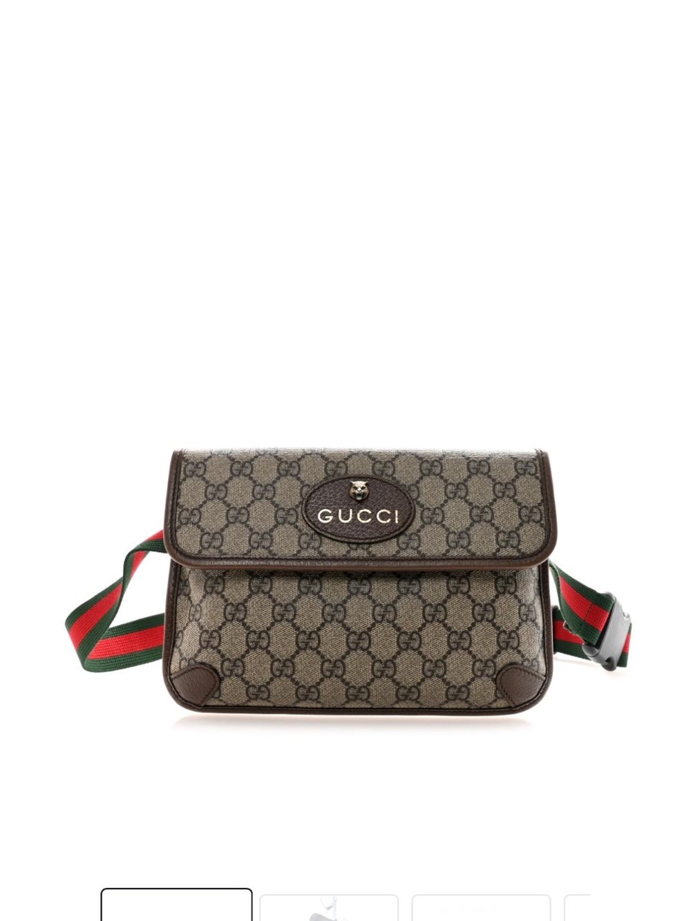 Gucci GG Supreme Belt Bag- Like New